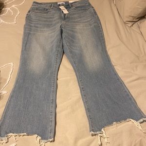 LOFT The Curvy High Waist Kick Crop